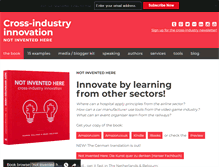 Tablet Screenshot of crossindustryinnovation.com